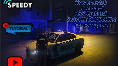 How to install Lemon  UI and Updated Script Hook V Dot Net In Minutes