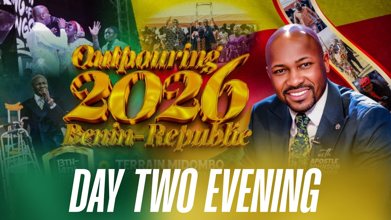 COTONOU BENIN REPUBLIC - OUTPOURING 2026 || Apostle Johnson Suleman || Oct. 14th, (Day 2 Evening)