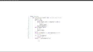 [April 11, 2024, LeetCode daily] 402. Remove K Digits - Python, solution explained Profile