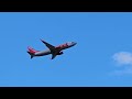 Boeing 737-36Q Jet2.com G-GDFG taking off from Glasgow Int Airport heading to Leeds #aviation