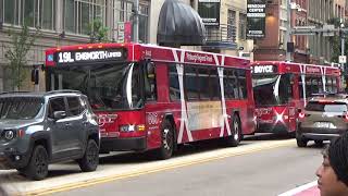 Pittsburgh Buses Part 1 - PRT At 7th Liberty