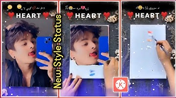 How to Create Trending Status Video | Kinemaster Video Editing| Ai Tech