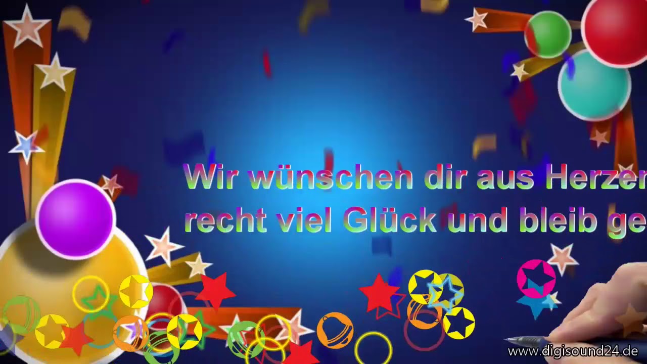Geburtstagsgrüße app German Geburtstag