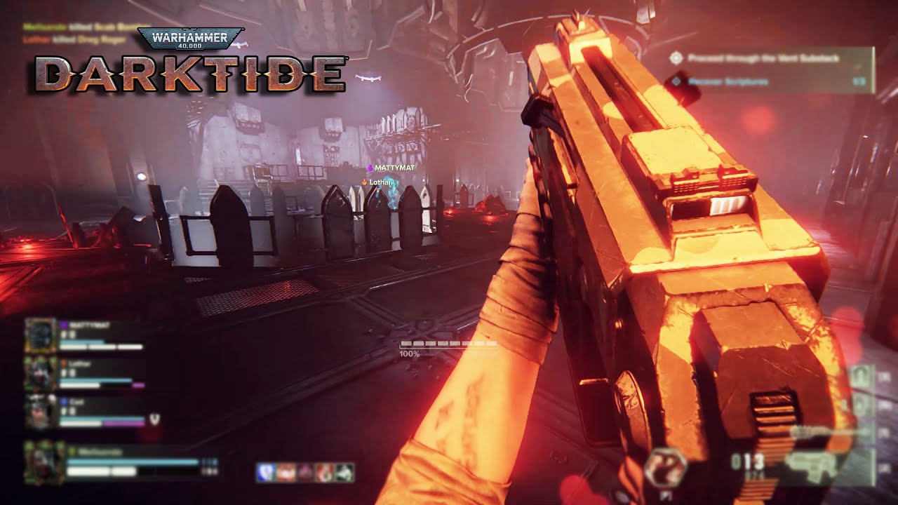 W40k: Darktide - Espionage "Archivum Sycorax" DAMNATION Difficulty (Zealot) Rejects Reunite New Map!