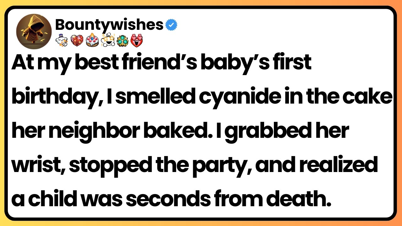 At my best friend’s baby party, I noticed the cake was poisoned and warned her in time.