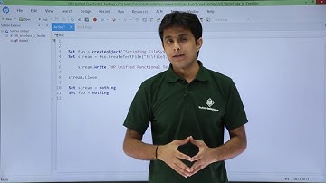 HP UFT/QTP - Write Data in Text File