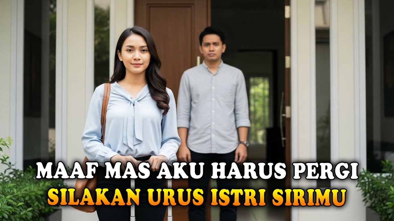 MAAF MAS AKU HARUS PERGI DARI RUMAH INI, DAN SILAKAN URUS ISTRI SIRIMU ITU
