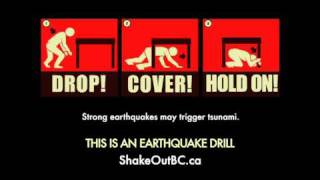 ShakeOut BC Drill Broadcast Video (with Sound Effects)