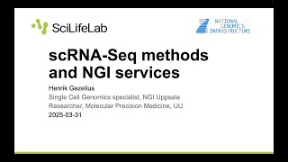 Overview of scRNA-seq methods and NGI | NBIS Workshop in Single Cell RNA-seq Analysis 2025