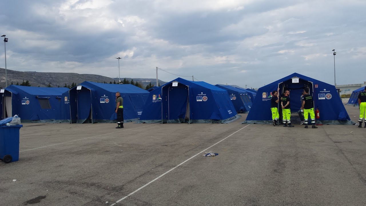 Esercitazione Protezione civile- Colonna mobile PUGLIA