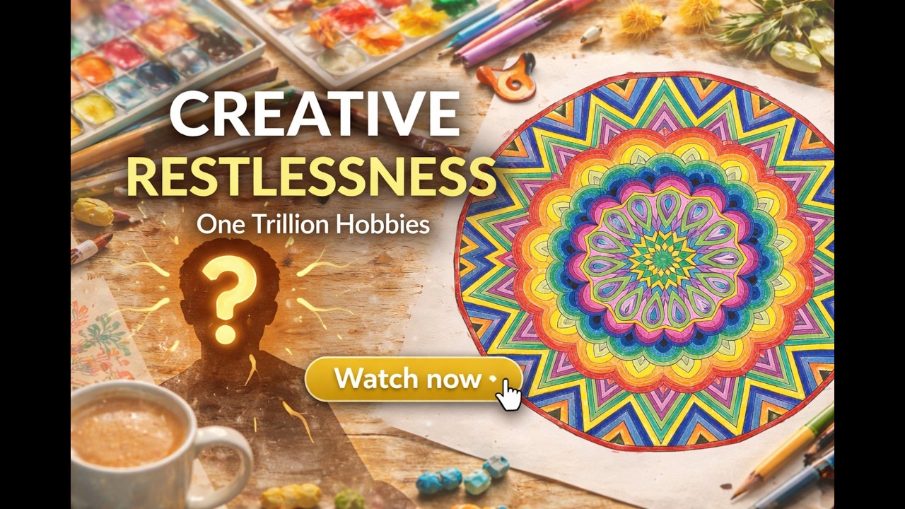 For the Ones With One Trillion Hobbies | Mandala Art & Thoughts