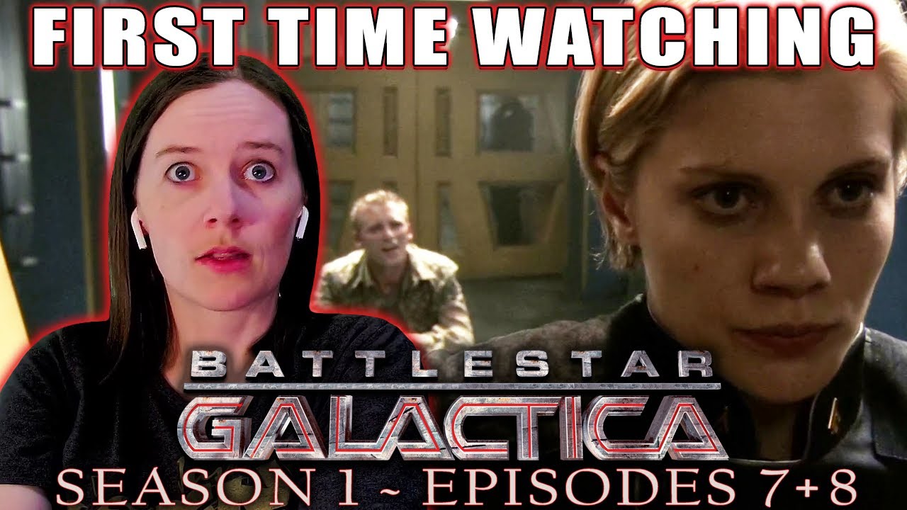 BATTLESTAR GALACTICA | Season 1 - Ep. 7 + 8 | First Time Watching Reaction | She's Really There!!!