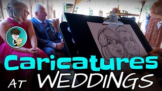 Drawing live wedding caricatures - Vix Caricatures - e 20210604 3