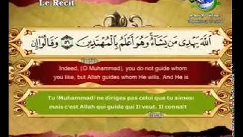 سورة القصص مرتلة بصوت الشيخ سعد الغامدي مع ترجمة المعاني الى