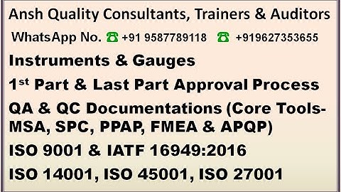 QA,QC & Production  Department Related  Documents.