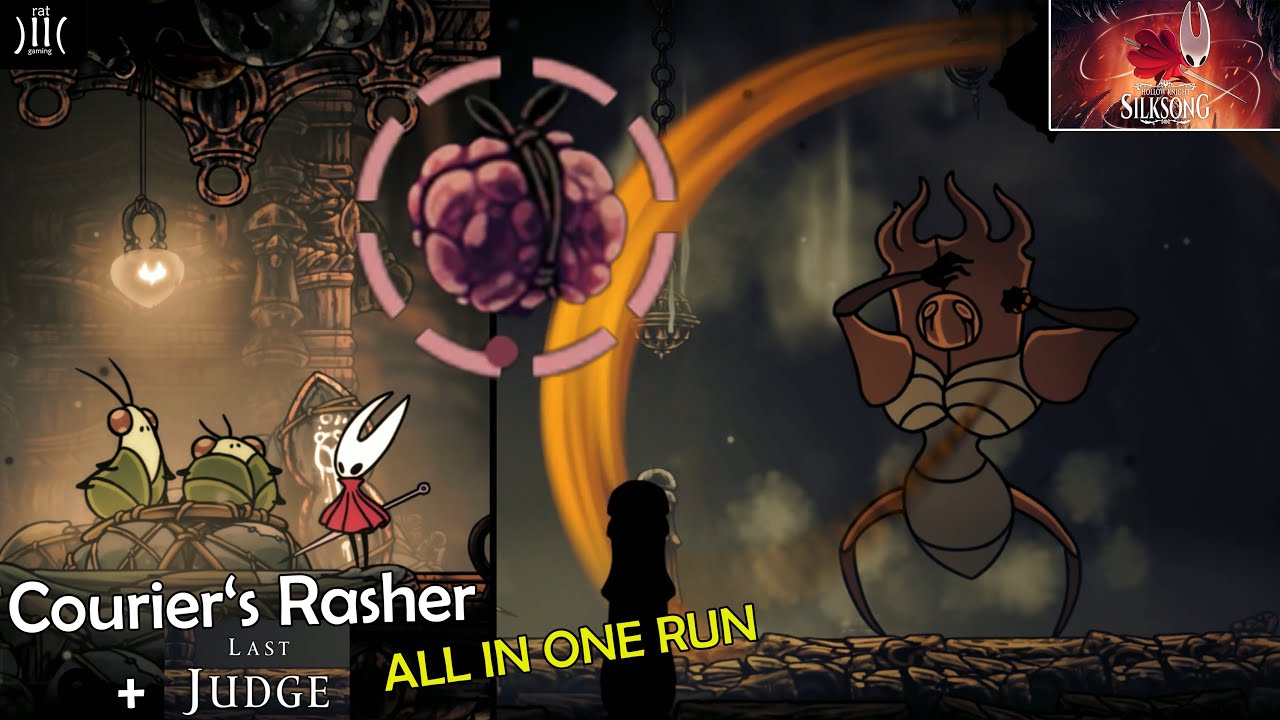 Courers Rasher silksong couriers rasher and last judge in one run - YouTube