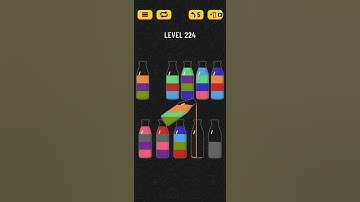 Soda Sort Puzzle Level 224 Walkthrough Solution Android/iOS