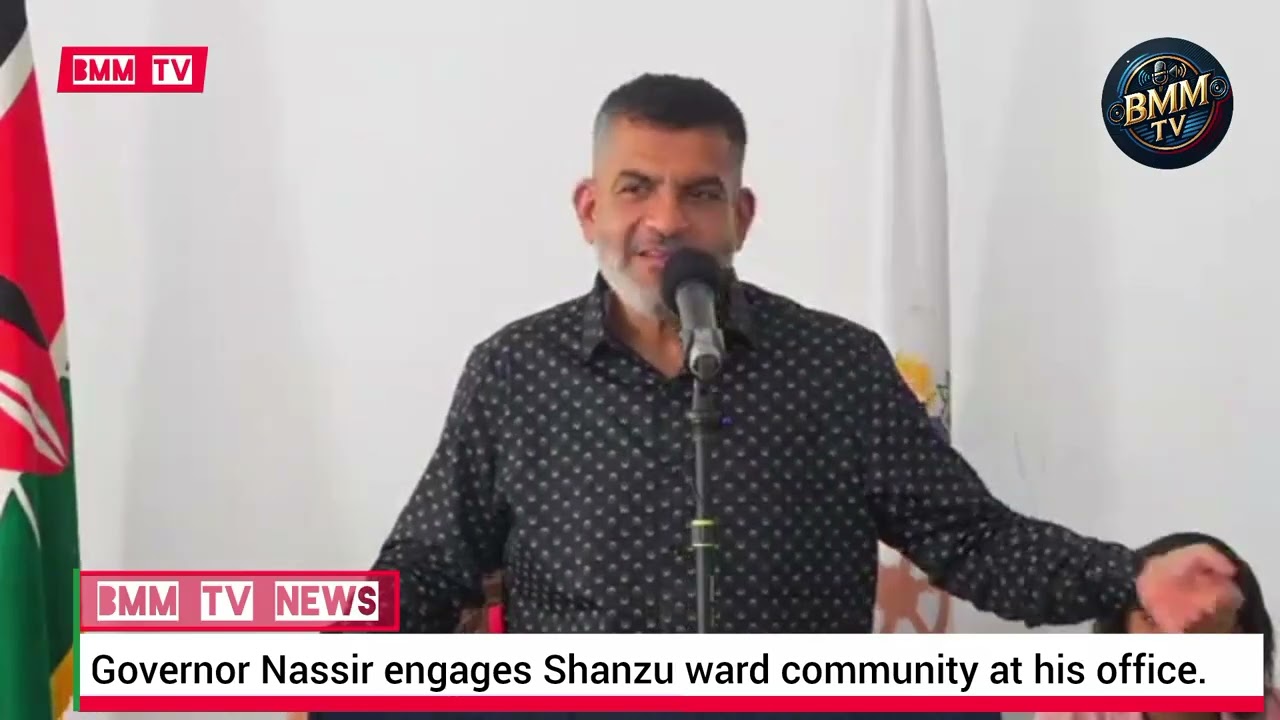Governor Abdulswamad Nassir Engages Shanzu Ward Community on Local Development Issues