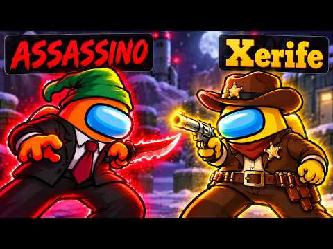 MURDERER vs. SHERIFF and HERO: I CREATED MURDER MYSTERY MODE in Among Us!