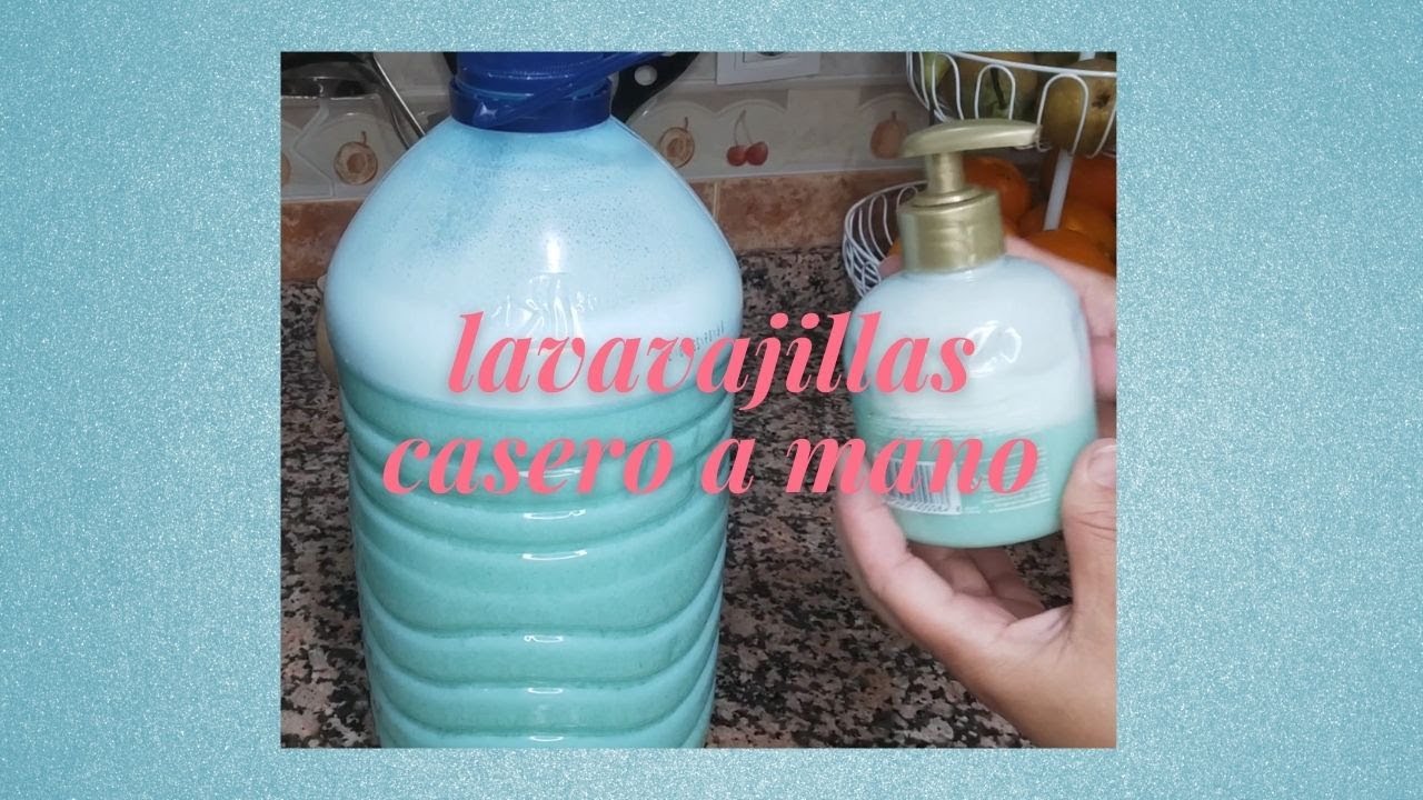 lavavajillas casero (a mano)