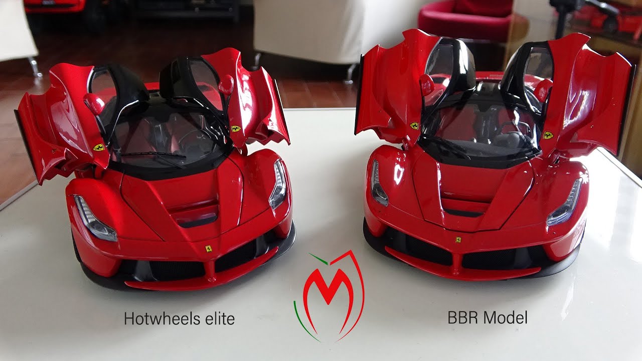 Laferrari Hotwheels elite VS BBR models comperization - YouTube