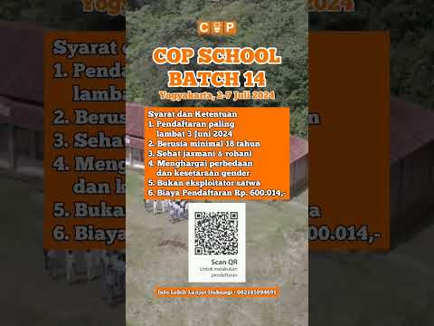 COP School Batch 14 Khusus untuk kamu yang peduli pada masa depan dunia konservasi #orangutan