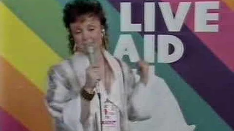 Live Aid 1985 Janice Long - Status Quo Interview