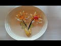 #110 SLS ) Simple EGG cutting flower #satisfying #asmr #carving #trending #viral #cutting #egg #food