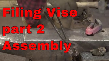 Making the Filing Vise - part 2 - blacksmith tools