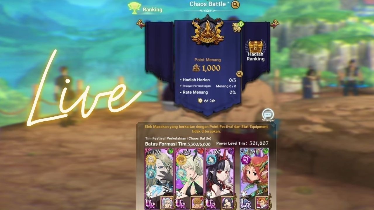 Live Salos Chaos PvP [ 7DS Grand Cross ]