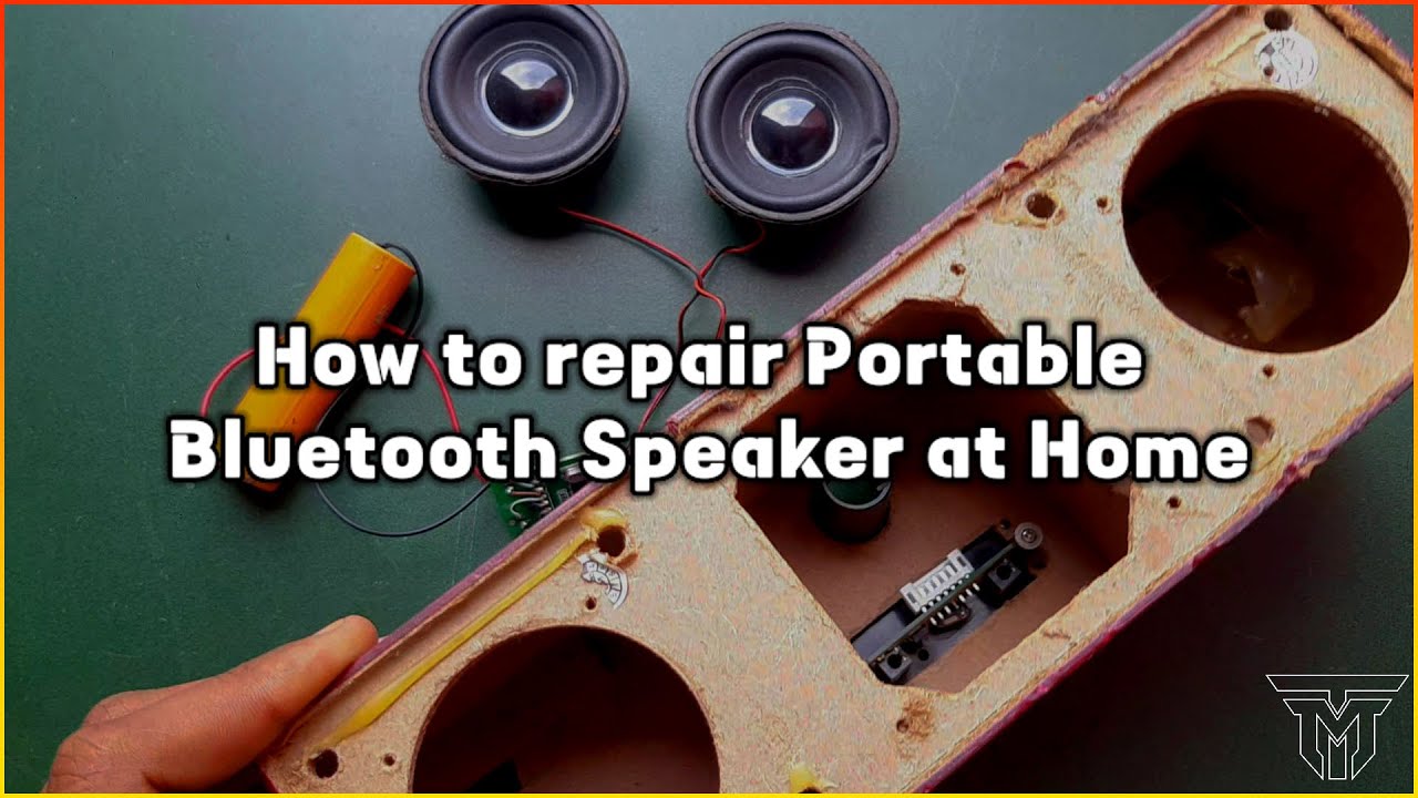 How to Repair a Portable Bluetooth Speaker at Home | Easy DIY Fix ...