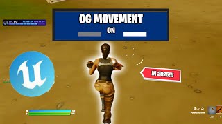 How To Get OG Movement IN Chapter 7 (UEFN Map)