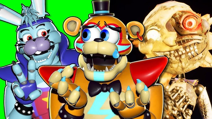 GLAMROCK FREDDY JOGA FIVE NIGHTS AT FREDDY'S SECURITY BREACH DLC