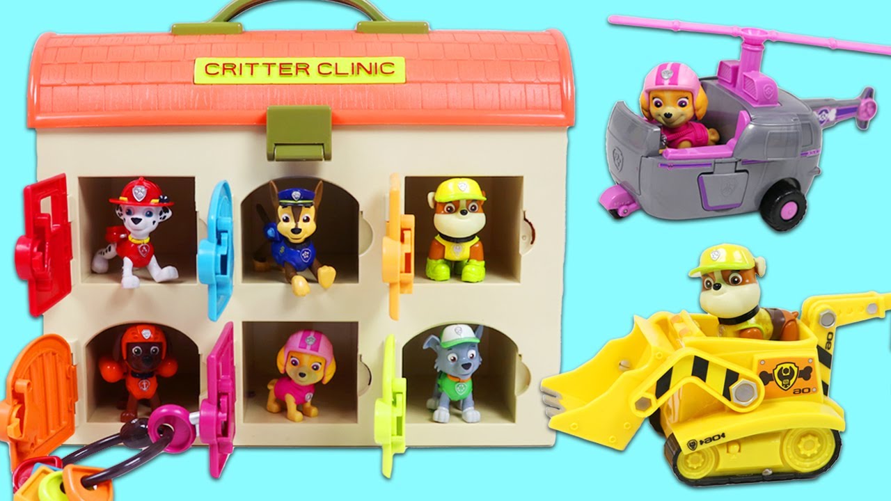 Play: Paw Patrol Rescues A Pup At The Critter Clinic: cosy toy-play story
