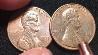 Lincoln Pennies With Error Doubled Rim