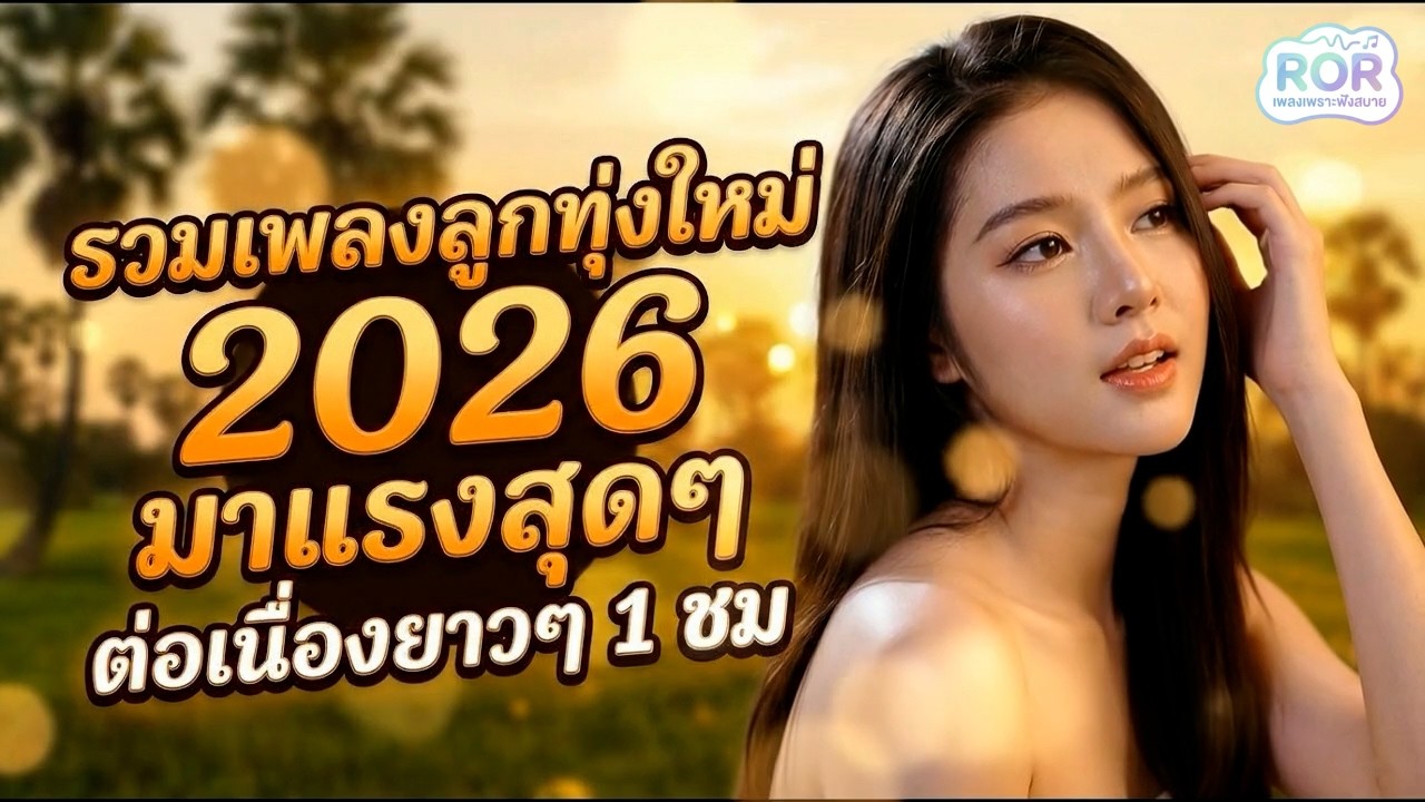 รวมเพลงลูกทุ่งใหม่ล่าสุด มาแรง!! 2026 🌟 ฟังเพลินทั้งวัน