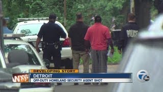 Off-duty homeland security officer shot