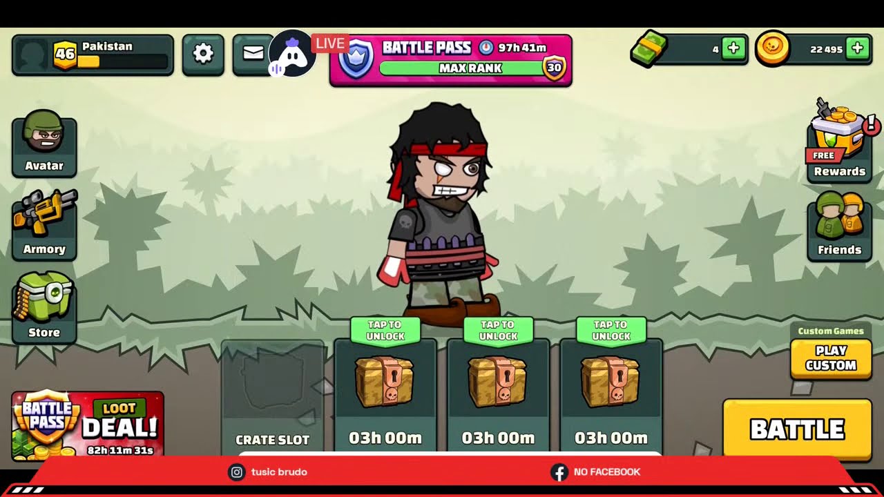 Mini Militia :stream | India Is My Country And Pakistan Is My Name😂😂