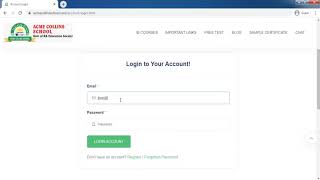 How To Login Your Account (Updated 2021) - Acme Collins School