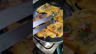 Easy Egg Breakfast Recipes - Masala Bread Omelette Toast #Shorts