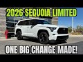 2026 Toyota Sequoia Limited Here S The Biggest Update