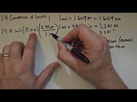 1.4 Conversion of Units (Intro to Physics)