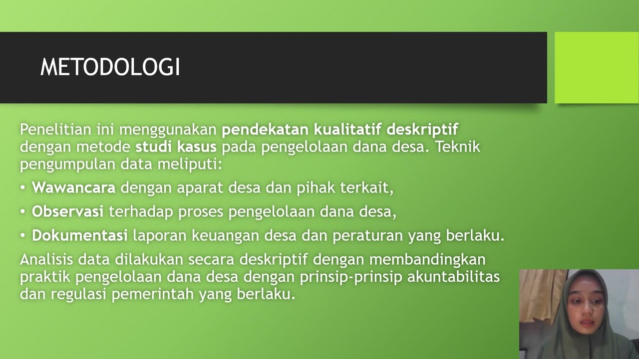 TUGAS 12 SAK – ACCOUNTABILITY OF VILLAGE OF MANAGEMENT