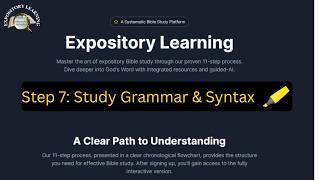 Step 7: Study Grammar & Syntax