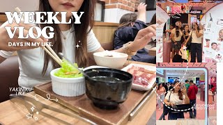 weekly vlog ‍ | yakiniku like, girls' day, had my hair cut | life with via