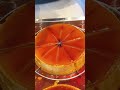 Cutting caramel pudding using a triangle cutter makes the process quick, neat, and evenly shaped.