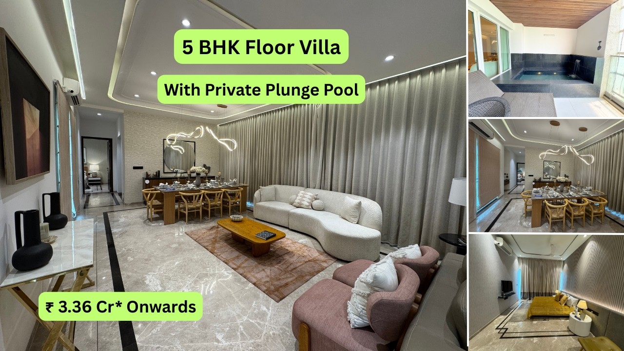 5 BHK Floor Villa | Casagrand Mercury | with Private Plunge Pool | at Perambur, Chennai