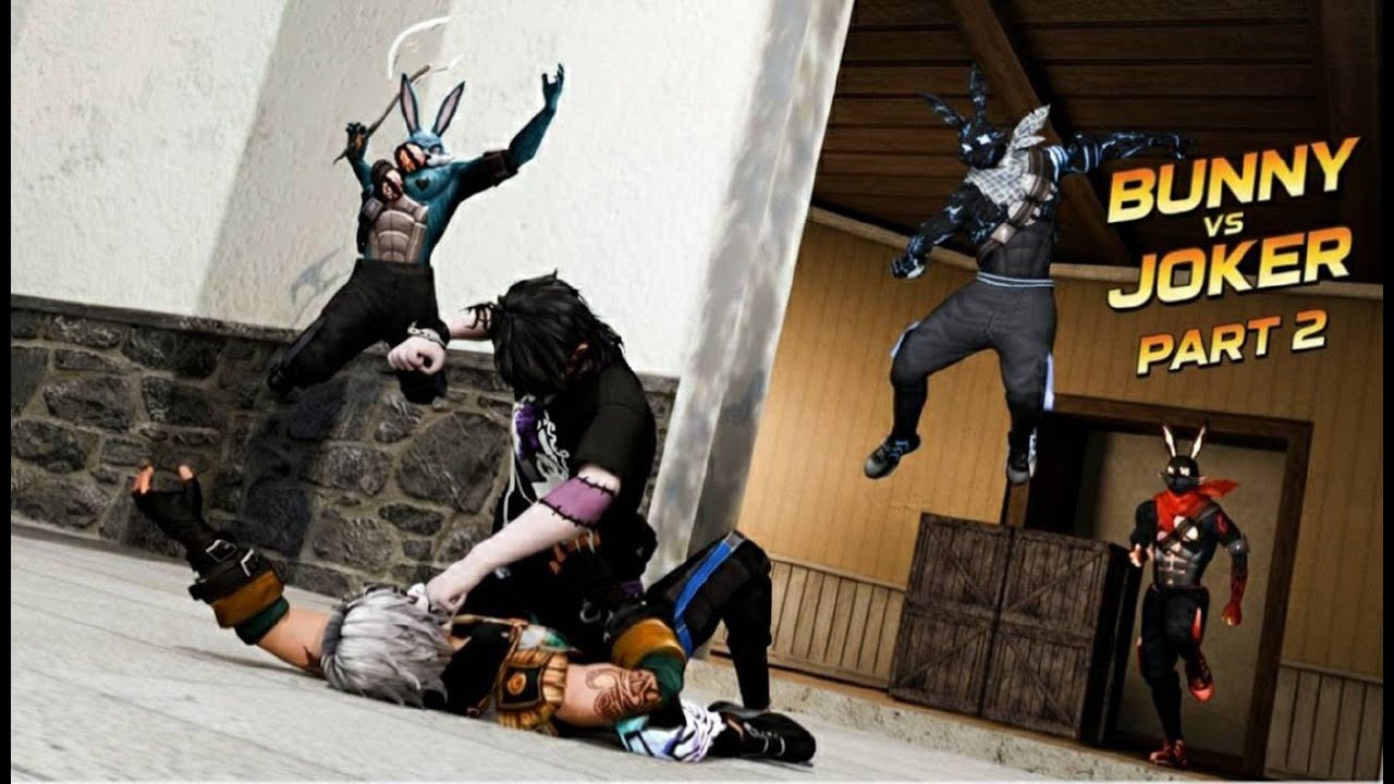 Кролик против Джокера 🔥 || Анимационный 3D-ролик по Free Fire || Лучший монтаж FF || Часть 2 🔥