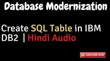 Create SQL Table in IBM DB2 AS400|SQL Tips