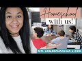 Homeschool with us  ditl homeschooling 4 kids